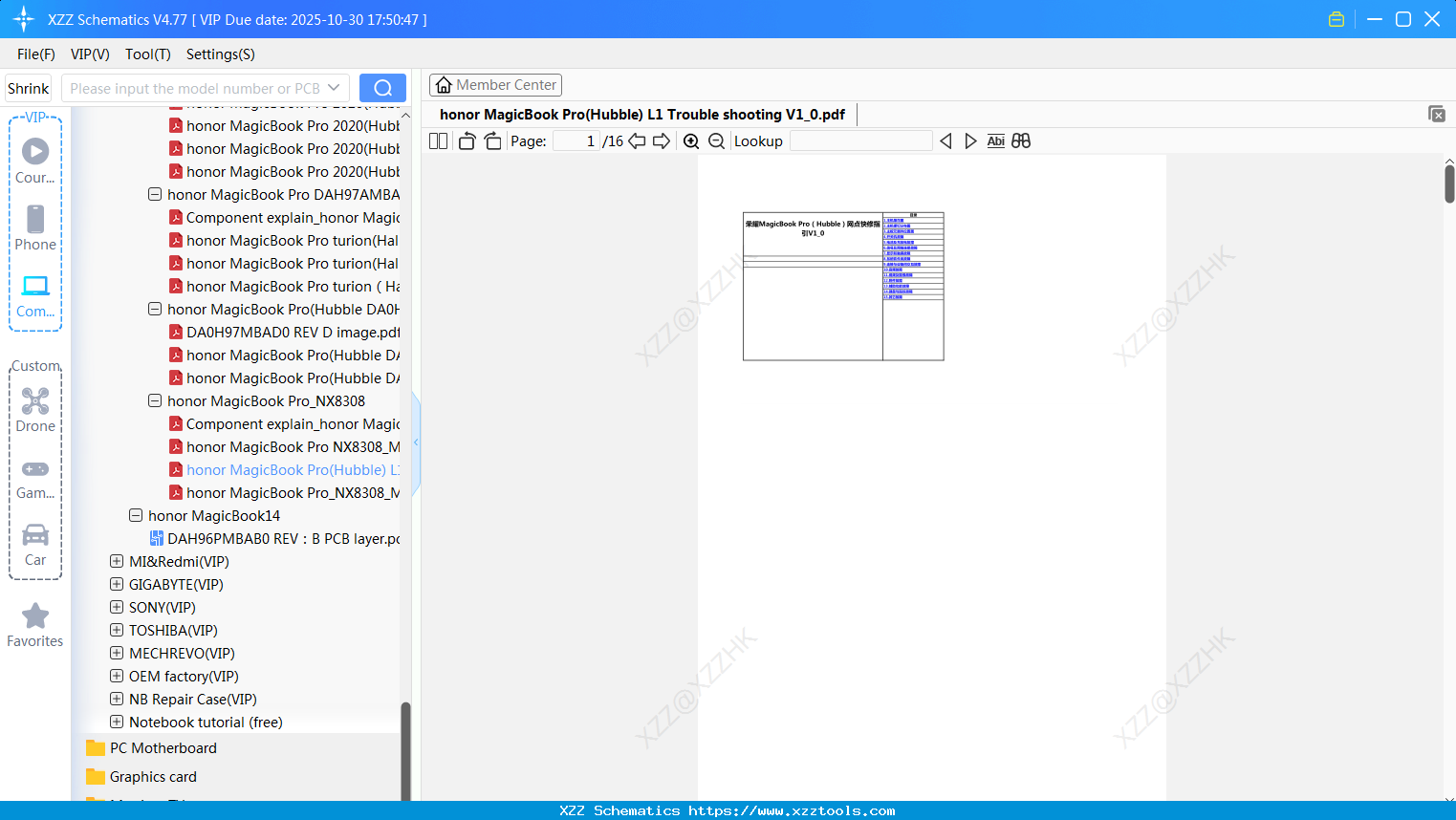 Laptop HUAWEI Honor MagicBook Pro(Hubble) L1 Trouble Shooting V1_0